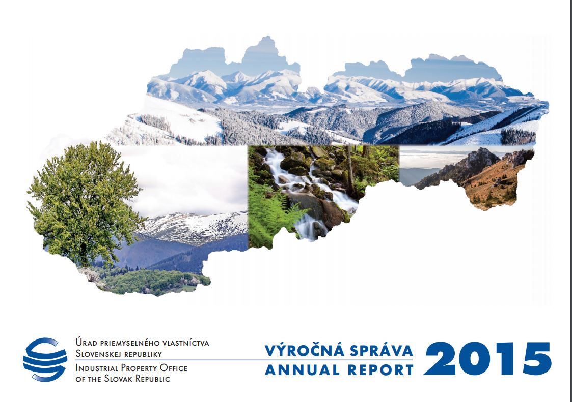 Výročná správa za rok 2015 Úradu priemyselného vlastníctva SR